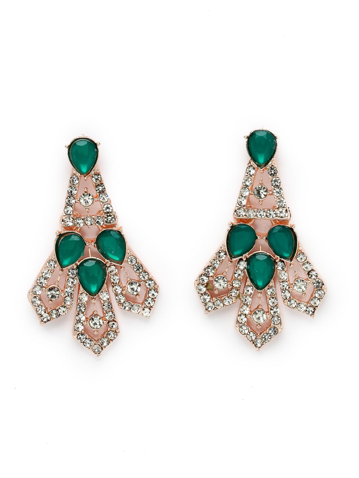 AD Stones Necklace Set with Earring and Maangtika